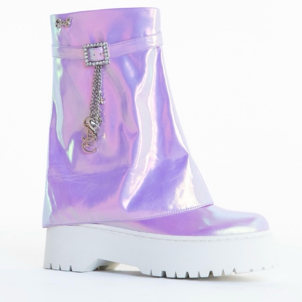 Sparkl Fairy Couture LUNA COMBAT BOOT - Size 10